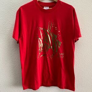 Vintage Tortola BVI British Virgin Islands Fish Hanes Single Stitch T-Shirt L